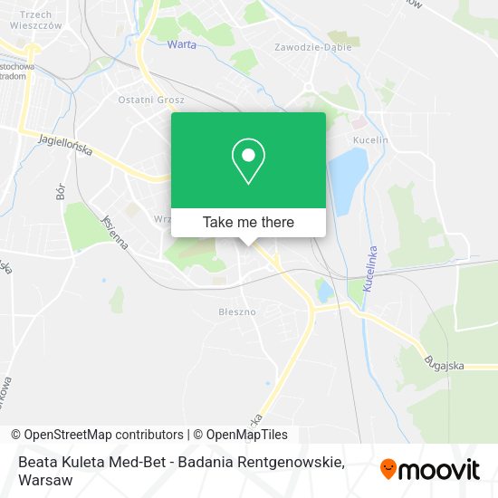 Beata Kuleta Med-Bet - Badania Rentgenowskie map