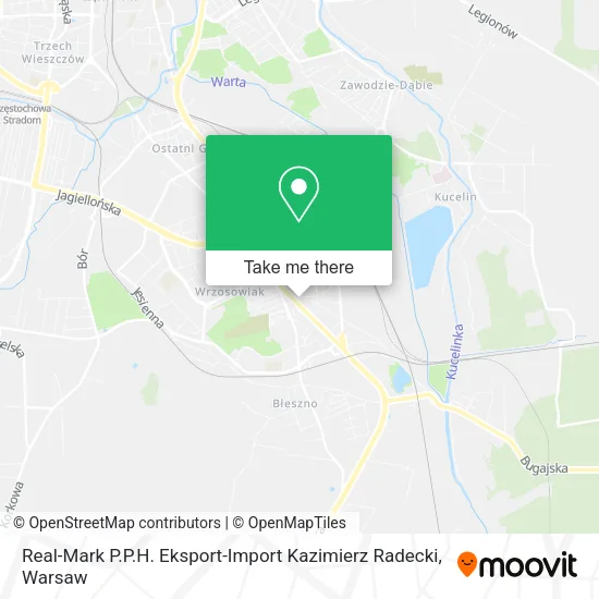 Real-Mark P.P.H. Eksport-Import Kazimierz Radecki map