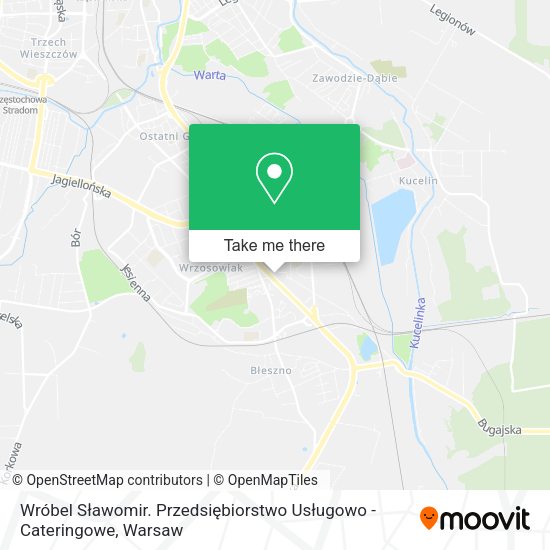 Wróbel Sławomir. Przedsiębiorstwo Usługowo - Cateringowe map