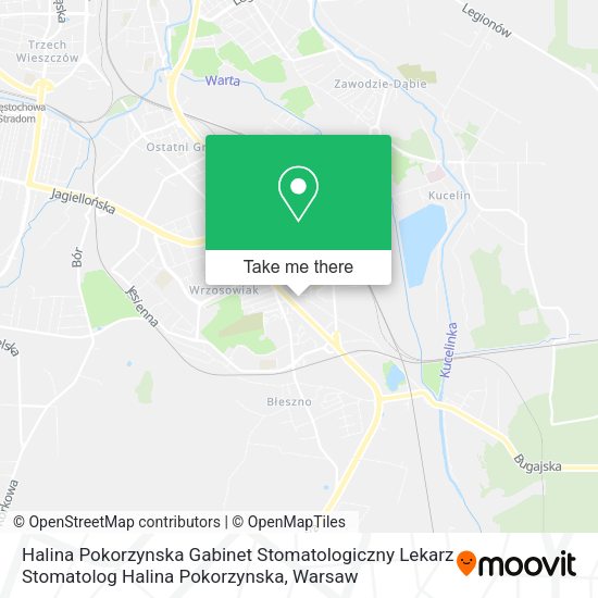 Halina Pokorzynska Gabinet Stomatologiczny Lekarz Stomatolog Halina Pokorzynska map