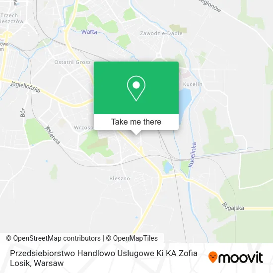 Карта Przedsiebiorstwo Handlowo Uslugowe Ki KA Zofia Losik