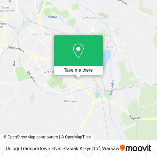 Uslugi Transportowe Elvis Stasiak Krzysztof map