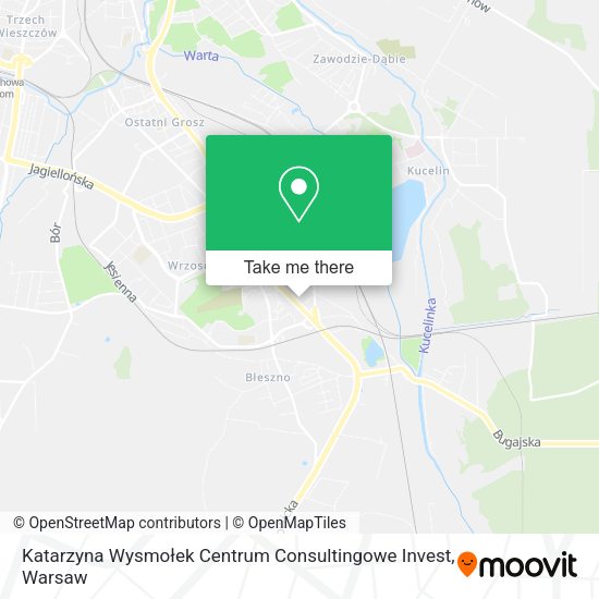 Katarzyna Wysmołek Centrum Consultingowe Invest map