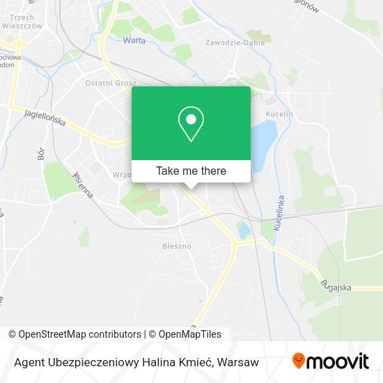 Agent Ubezpieczeniowy Halina Kmieć map