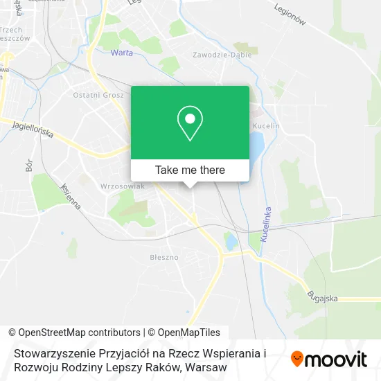 Карта Stowarzyszenie Przyjaciół na Rzecz Wspierania i Rozwoju Rodziny Lepszy Raków
