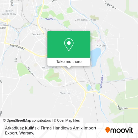 Карта Arkadiusz Kuliński Firma Handlowa Amix Import Export