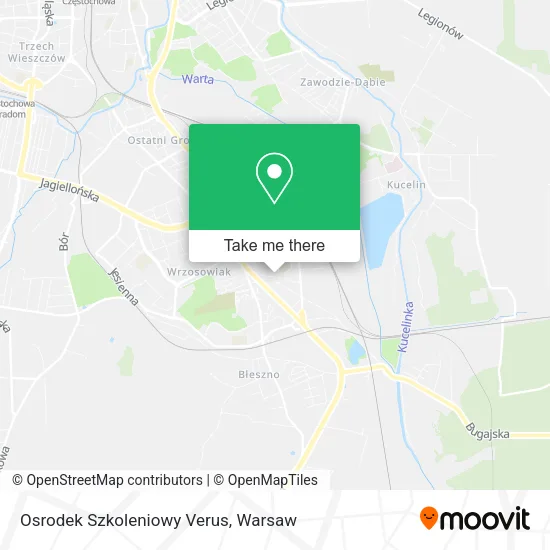 Карта Osrodek Szkoleniowy Verus