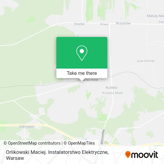 Orlikowski Maciej. Instalatorstwo Elektryczne map