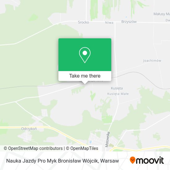 Nauka Jazdy Pro Myk Bronisław Wójcik map