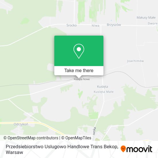 Przedsiebiorstwo Uslugowo Handlowe Trans Bekop map