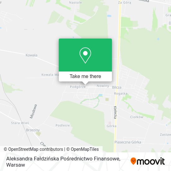 Aleksandra Fałdzińska Pośrednictwo Finansowe map