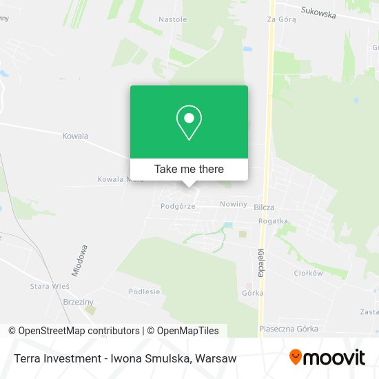 Terra Investment - Iwona Smulska map