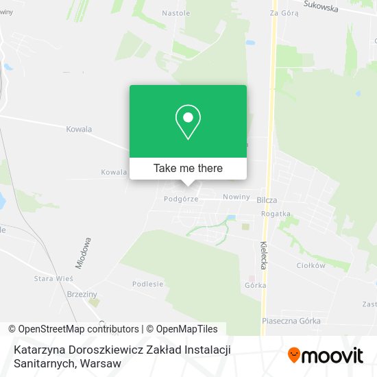 Katarzyna Doroszkiewicz Zakład Instalacji Sanitarnych map