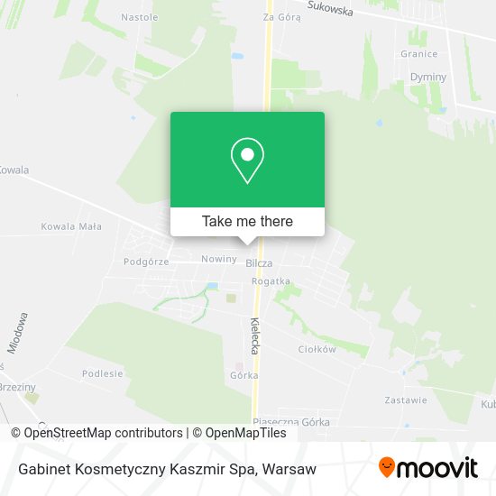 Gabinet Kosmetyczny Kaszmir Spa map