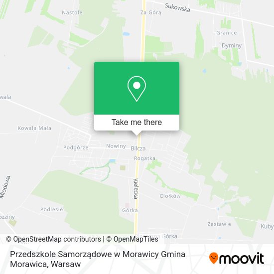 Przedszkole Samorządowe w Morawicy Gmina Morawica map