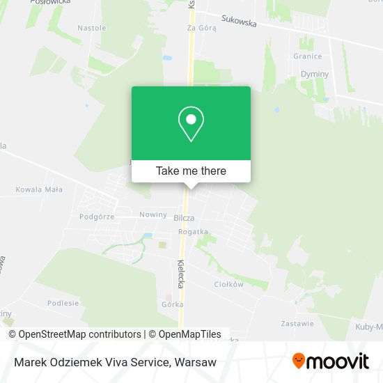 Marek Odziemek Viva Service map