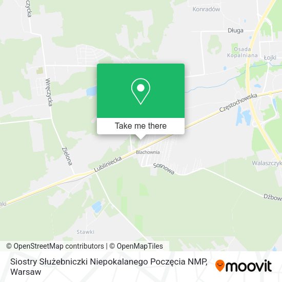 Siostry Służebniczki Niepokalanego Poczęcia NMP map