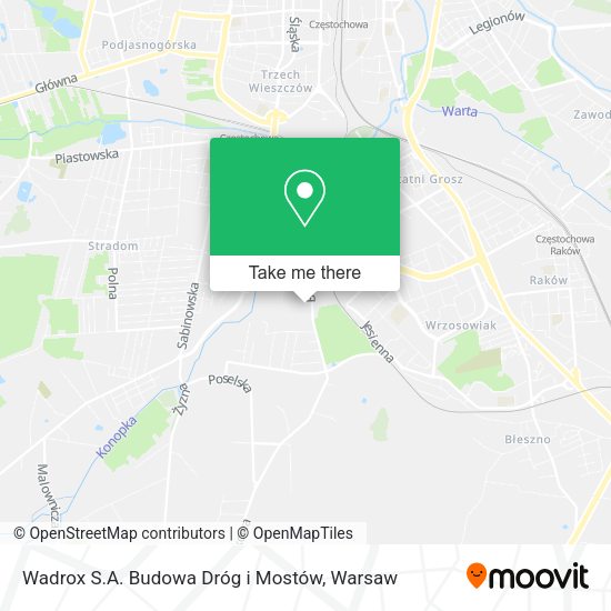 Wadrox S.A. Budowa Dróg i Mostów map