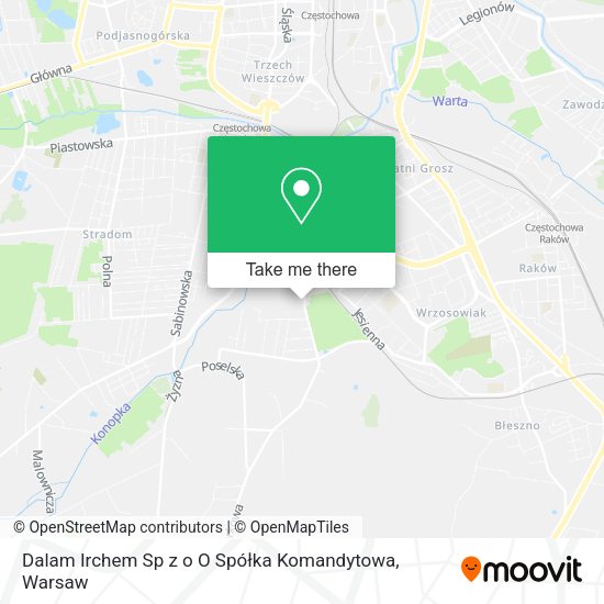 Dalam Irchem Sp z o O Spółka Komandytowa map