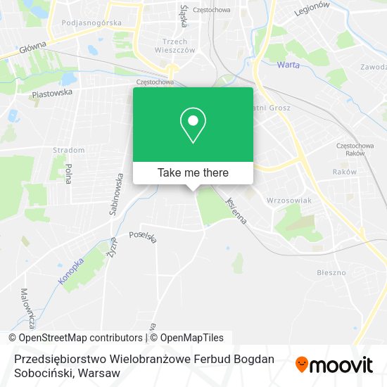 Przedsiębiorstwo Wielobranżowe Ferbud Bogdan Sobociński map