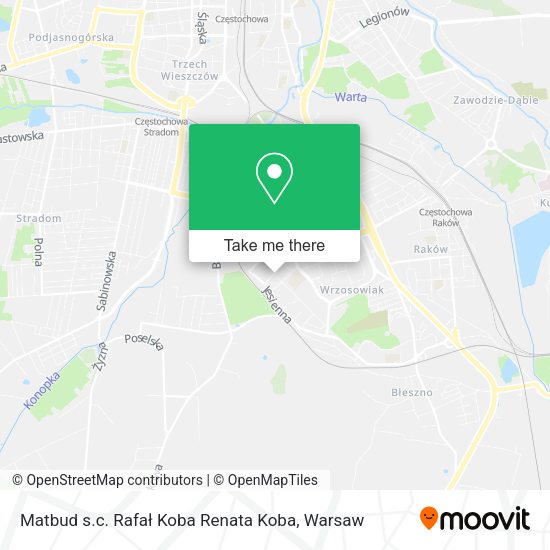 Matbud s.c. Rafał Koba Renata Koba map