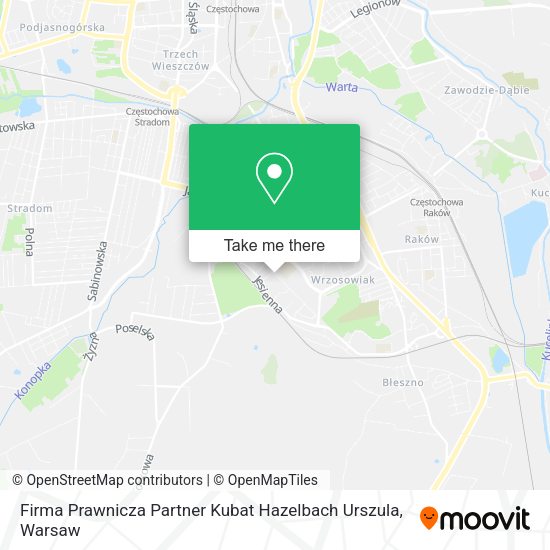 Firma Prawnicza Partner Kubat Hazelbach Urszula map