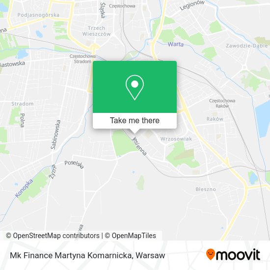 Mk Finance Martyna Komarnicka map