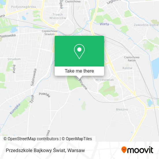 Карта Przedszkole Bajkowy Świat