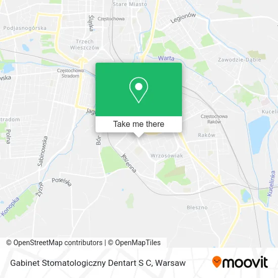 Карта Gabinet Stomatologiczny Dentart S C