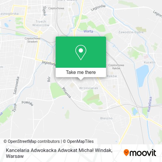 Kancelaria Adwokacka Adwokat Michał Windak map