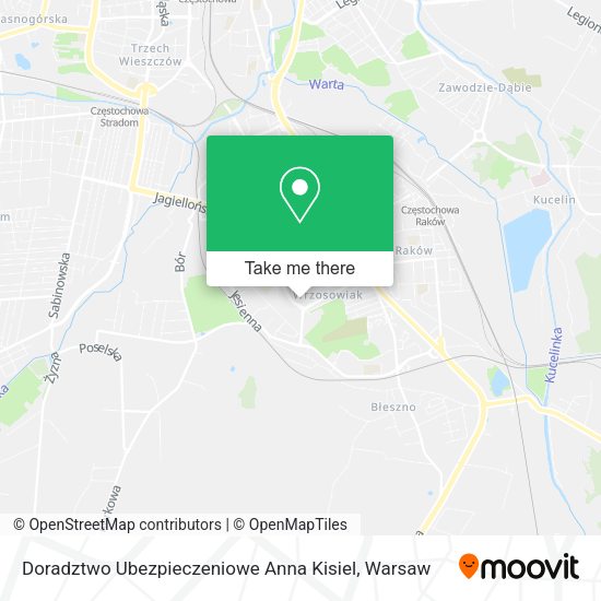 Doradztwo Ubezpieczeniowe Anna Kisiel map