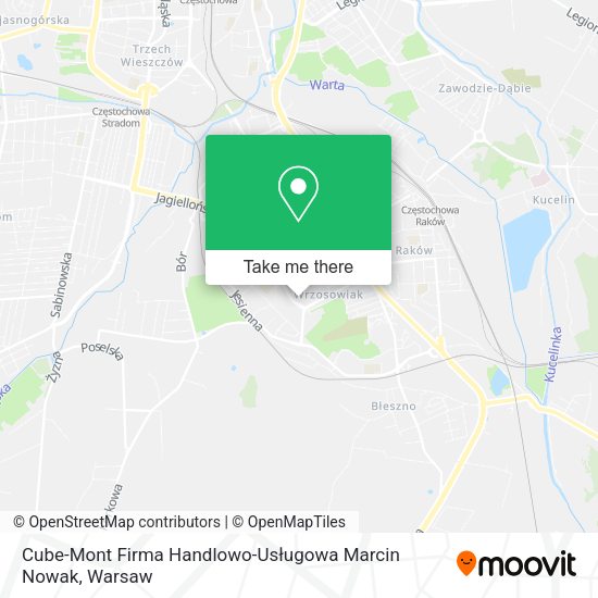 Карта Cube-Mont Firma Handlowo-Usługowa Marcin Nowak