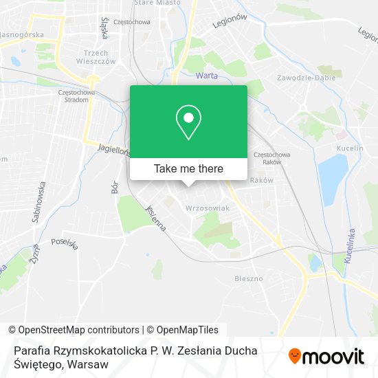 Parafia Rzymskokatolicka P. W. Zesłania Ducha Świętego map