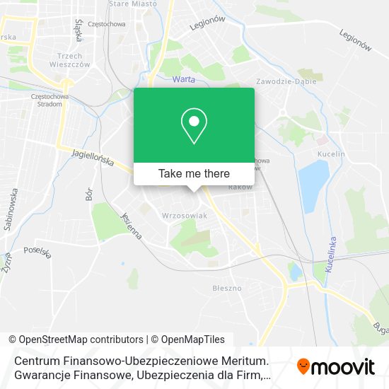 Centrum Finansowo-Ubezpieczeniowe Meritum. Gwarancje Finansowe, Ubezpieczenia dla Firm map