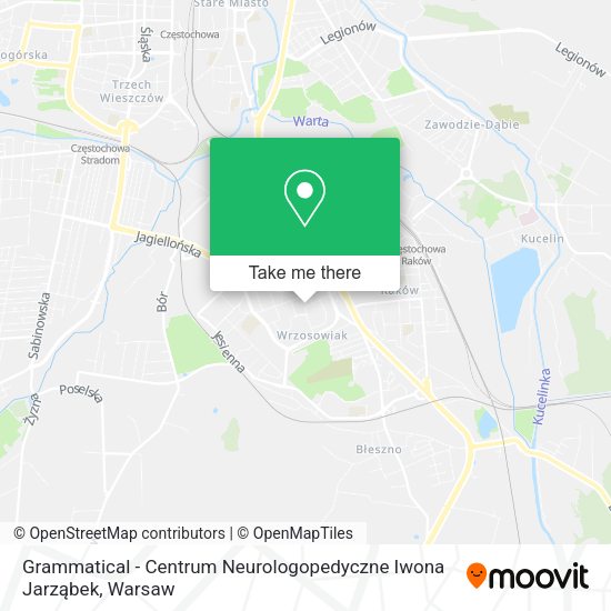 Grammatical - Centrum Neurologopedyczne Iwona Jarząbek map