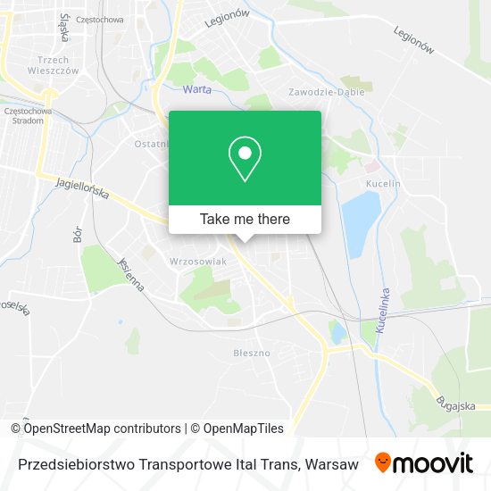 Przedsiebiorstwo Transportowe Ital Trans map