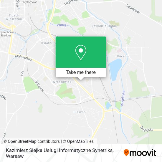 Kazimierz Siejka Usługi Informatyczne Synetriks map