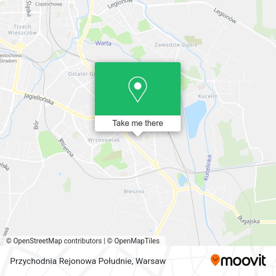 Przychodnia Rejonowa Południe map