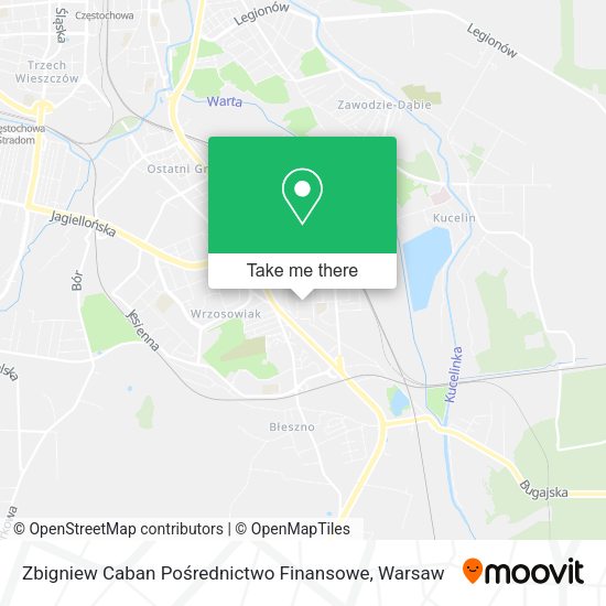 Zbigniew Caban Pośrednictwo Finansowe map