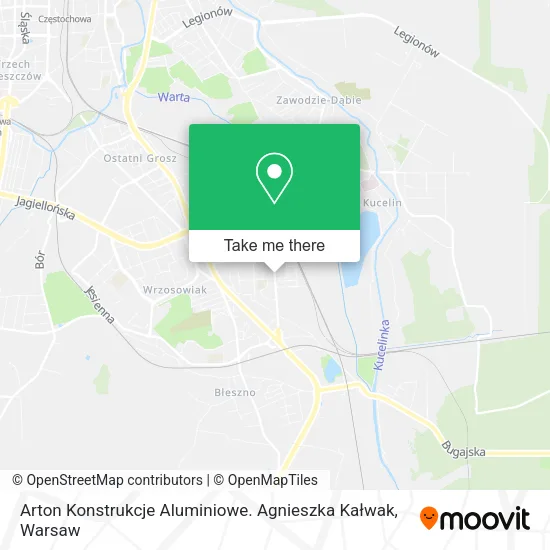 Карта Arton Konstrukcje Aluminiowe. Agnieszka Kałwak