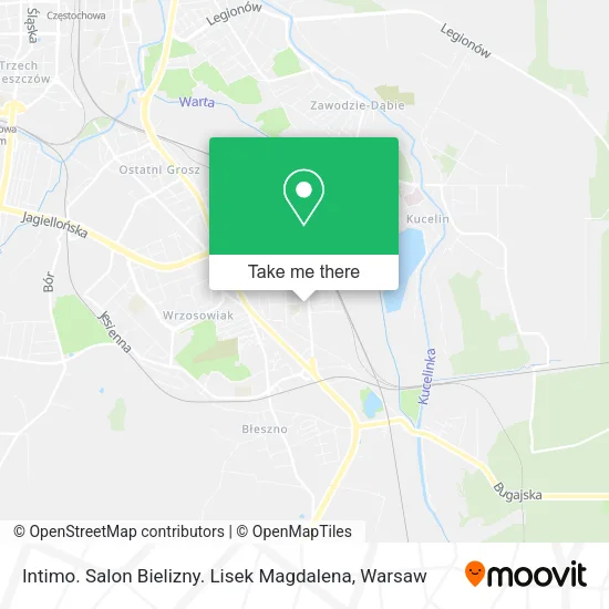 Intimo. Salon Bielizny. Lisek Magdalena map