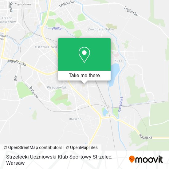 Strzelecki Uczniowski Klub Sportowy Strzelec map