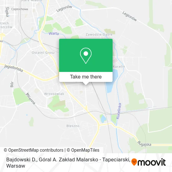 Bajdowski D., Góral A. Zakład Malarsko - Tapeciarski map