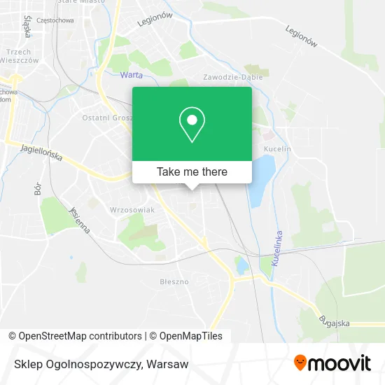 Sklep Ogolnospozywczy map