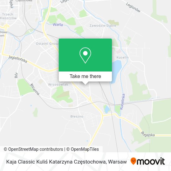 Kaja Classic Kuliś Katarzyna Częstochowa map