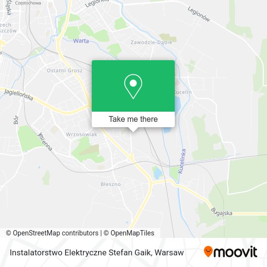 Instalatorstwo Elektryczne Stefan Gaik map