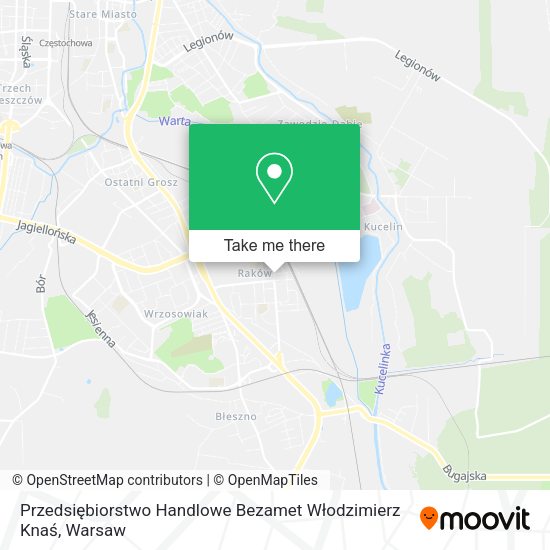 Przedsiębiorstwo Handlowe Bezamet Włodzimierz Knaś map