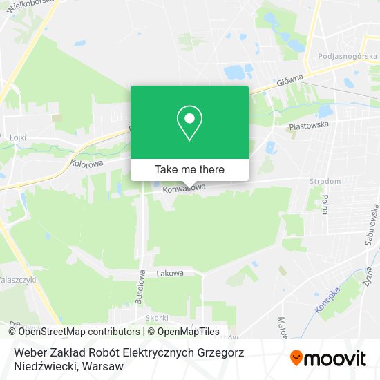 Weber Zakład Robót Elektrycznych Grzegorz Niedźwiecki map