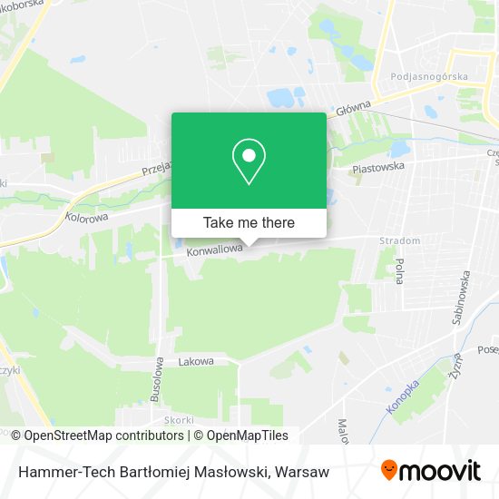 Hammer-Tech Bartłomiej Masłowski map