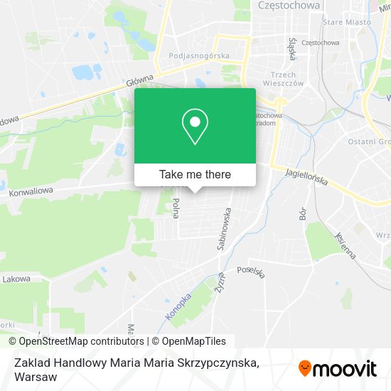 Zaklad Handlowy Maria Maria Skrzypczynska map